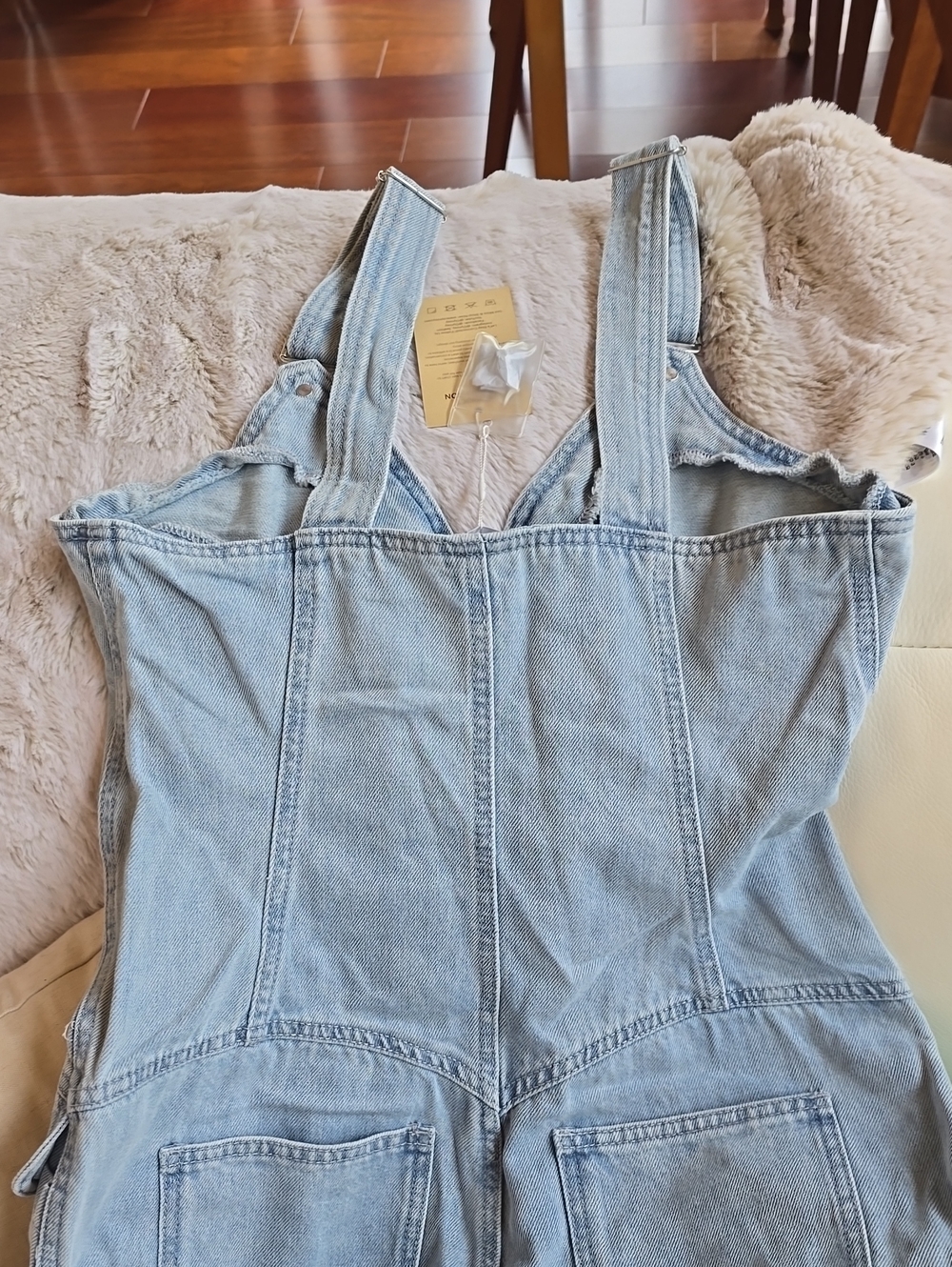 NWT Oyrosy Denim Blue Jumpsuit Size Medium - Picture 13 of 14